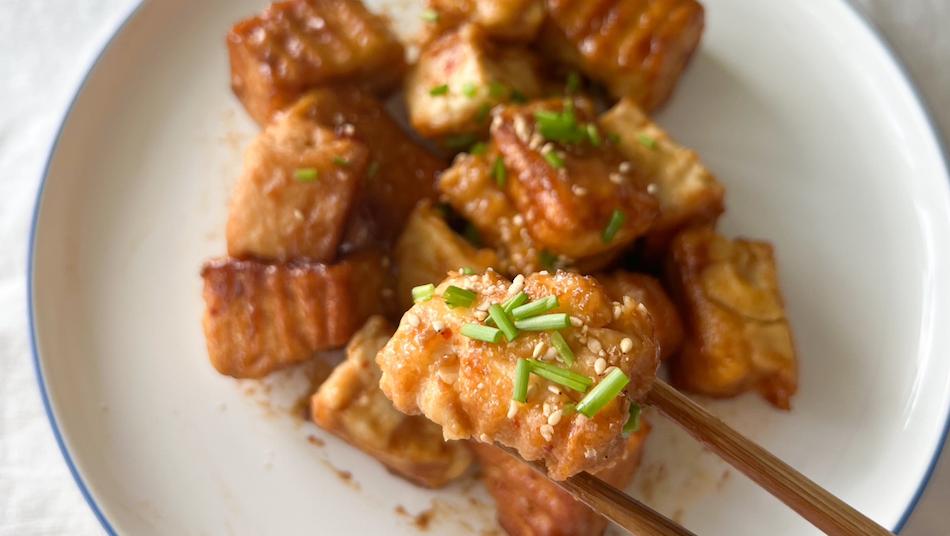 焼肉のタレ厚揚げ